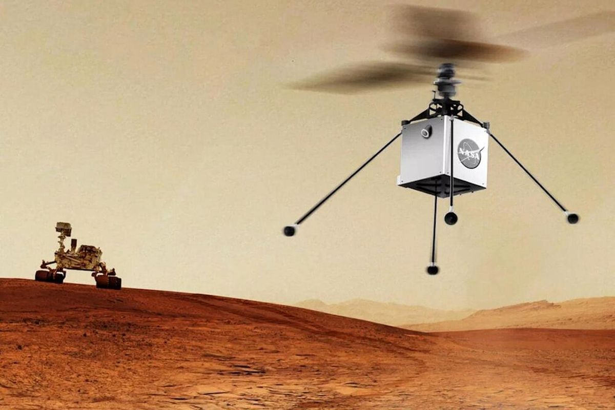 ببینید| هلیکوپتری که به مریخ می‌رود
