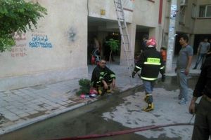 شهادت یک آتشنشان در آتش‌سوزی ساختمان در شهریار+فیلم