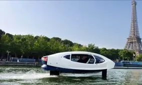 خودروی جذابی که روی آب حرکت می‌کند + تصاویر