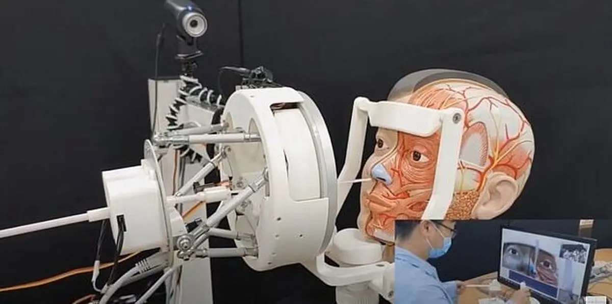 ربات‌ها برای انجام تست کرونا جایگزین انسان می‌شوند