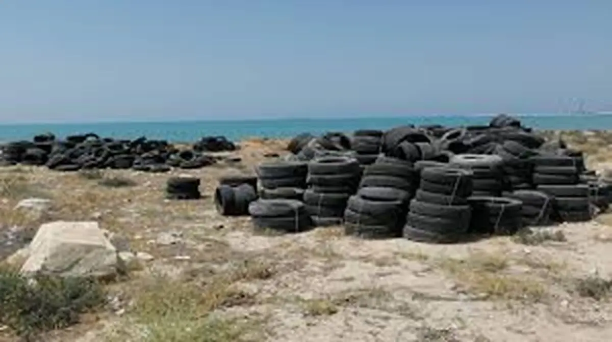 محیط زیست از تخلیه لاستیک در دریا ممانعت می کند
