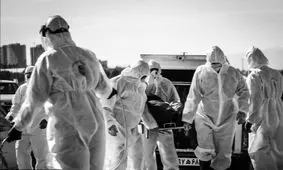 تدفین فوتی های کرونا در آرامستان وادی رحمت تبریز