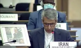 ببینید | برداشتن عکس سردار سلیمانی توسط پلیس امنیت سازمان ملل