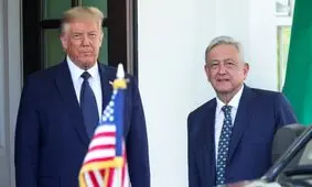 رئیس‌جمهور مکزیک با پرواز عادی به آمریکا سفر کرد+ عکس