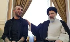 فیلم/ دیدار خواننده زیرزمینی با رئیسی