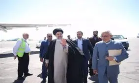 میرسلیم همراه رئیسی عازم مشهد شد + عکس
