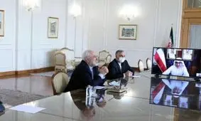 تاکید ظریف بر توسعه روابط ایران و کویت