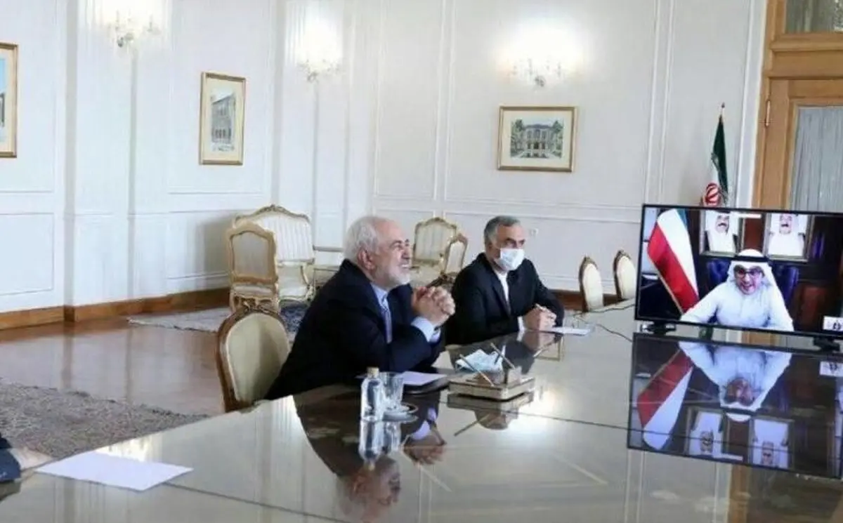 تاکید ظریف بر توسعه روابط ایران و کویت