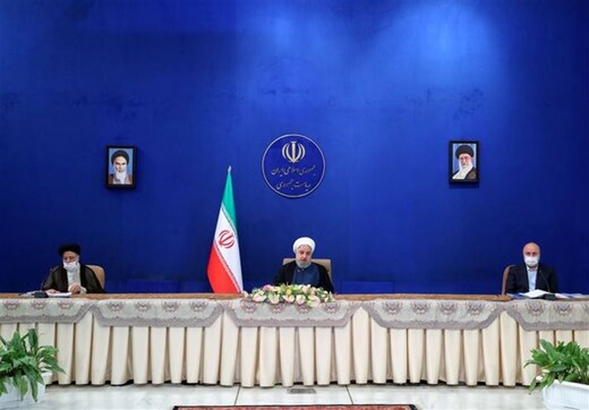 تصویری از قالیباف و روحانی در جلسه شورایعالی هماهنگی اقتصادی