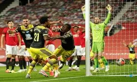 توقف خانگی منچستریونایتد در دقیقه ۶+۹۰