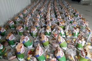 توزیع 1200 بسته غذایی به نیازمندان در شهرستانهای رزن و درگزین