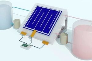 ذخیره انرژی به شکل مایع توسط یک باتری خورشیدی!