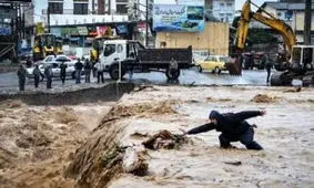 بارش سیل آسا در لاریجان یک کشته بر جای گذاشت/یک شهروند مفقود شد
