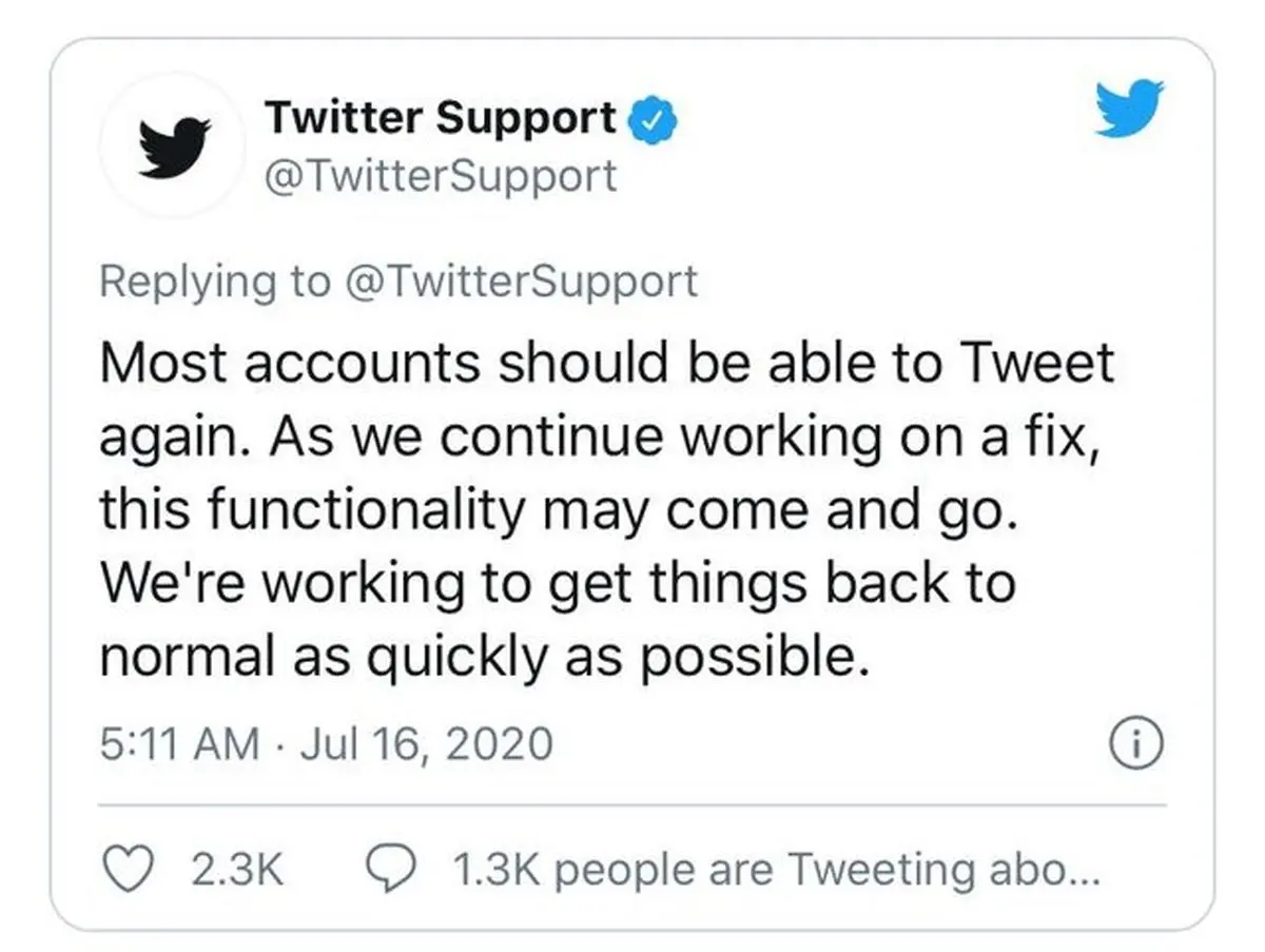 توییتر برخی اشخاص سرشناس هک شد/ اینستاگرام اختلال پیدا کرده/ چه اتفاقی در حال جریان است؟