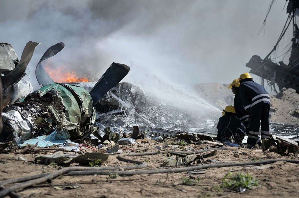 سقوط یک هواپیمای ترکیه ای در نزدیکی مرز ایران