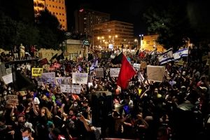 هزاران نفر علیه پرونده فساد نتانیاهو تظاهرات کردند