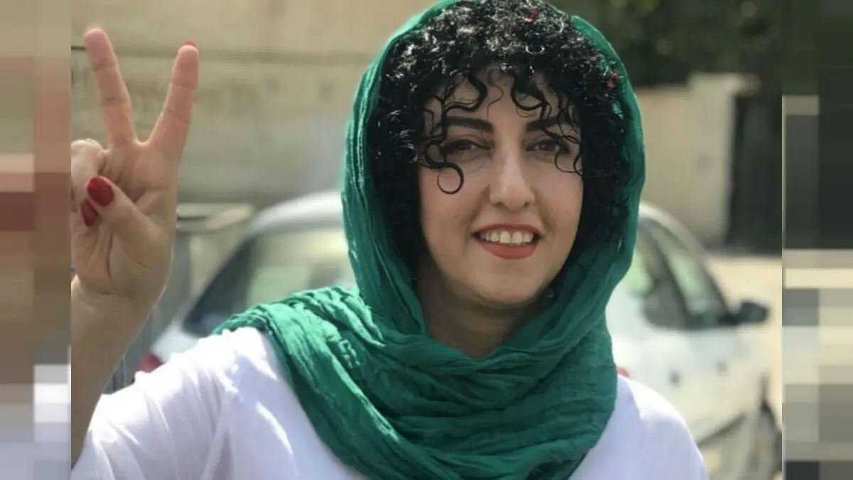تصاویری از معاینه نرگس محمدی در زندان