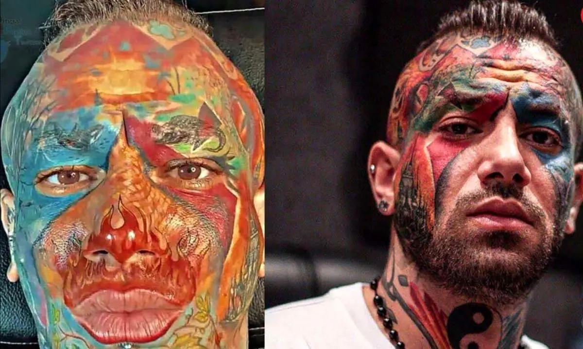 تتلو به قهقهرا رفت! / جنجال طرح جدید خالکوبی امیر تتلو!