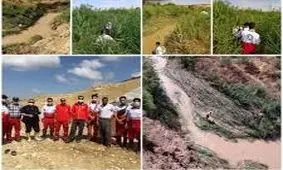 پیدا شدن فرد مفقود شده در سیلاب شهرستان بجنورد بعد گذشت ۱۵ ساعت