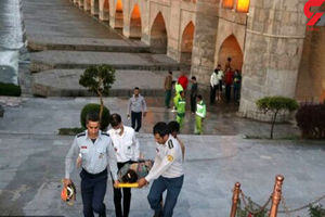 سقوط مرگبار دختر 17 ساله از سی‌وسه پل اصفهان