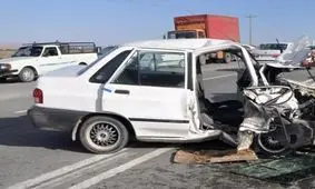 برخورد ۲ پراید در بیرجند حادثه آفرید