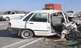 برخورد ۲ پراید در بیرجند حادثه آفرید