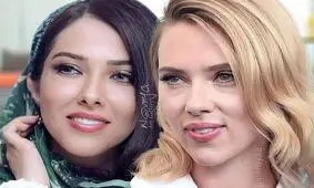 لیلا اوتادی زیباتر است یا اسکارلت جوهانسون؟ / شباهت جالب بازیگران ایرانی با سلبریتی‌های خارجی