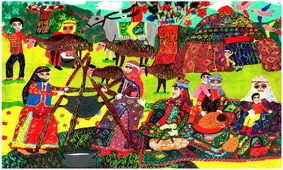 موفقیت ۲ کودک اردبیلی در مسابقه نقاشی اسپانیا