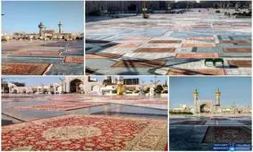 برگزاری مراسم روز عرفه با رعایت پروتکل‌های بهداشتی در حرم رضوی