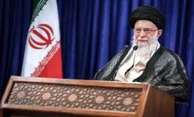 عبارت کتیبه نصب شده در جریان سخنرانی تلویزیونی رهبر انقلاب به چه معناست؟