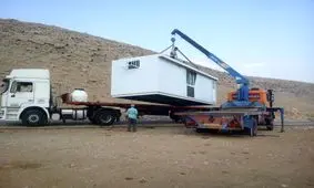 نصب چهار کلاس درس پیش ساخته با مشارکت بنیاد علمی آموزشی قلم چی در مناطق عشایری ایذه