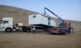 نصب چهار کلاس درس پیش ساخته با مشارکت بنیاد علمی آموزشی قلم چی در مناطق عشایری ایذه