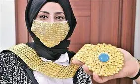ماسک‌های ۳ میلیون تومانی با نخ طلا
