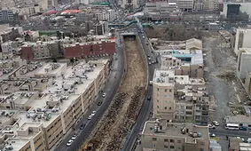 زیرگذر استاد معین بسته شد