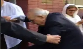 شهروند 105 ساله تهرانی رای خود را در صندوق انداخت+فیلم