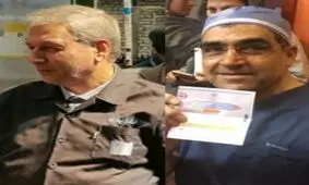 لباس های متفاوت وزرای روحانی در انتخابات / هاشمی با لباس اتاق عمل آمد، ربیعی با لباس کارگری
