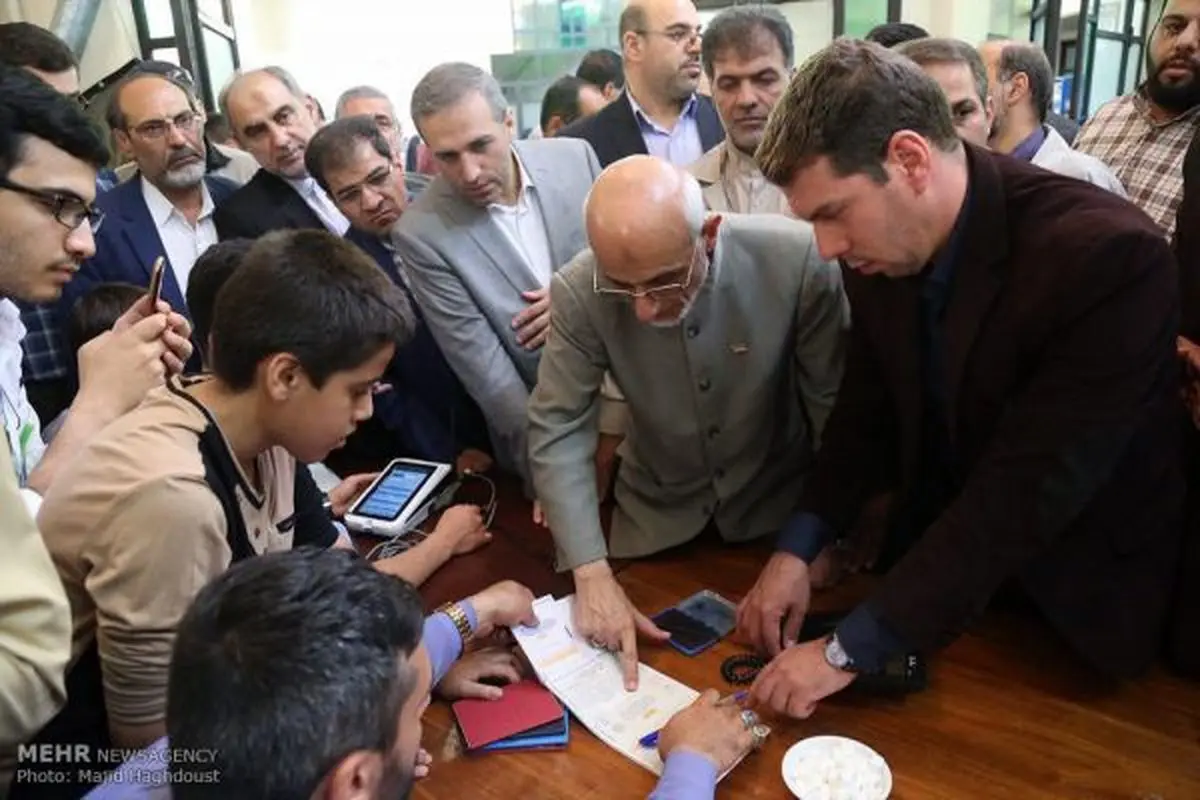 حضور سید مصطفی میرسلیم در انتخابات