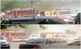 آتش‌سوزی در سعادت‌آباد