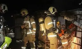 آتش‌سوزی در بازار تهران + عکس