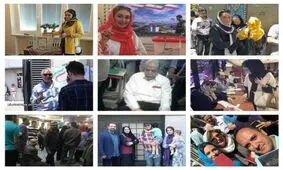 گزارش تصویری از حضور هنرمندان در انتخابات 96/ از ترانه علیدوستی و اصغر فرهادی تا محمدعلی کشاورز