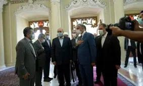 دیدار «مصطفی الکاظمی» با رئیس مجلس شورای اسلامی ایران