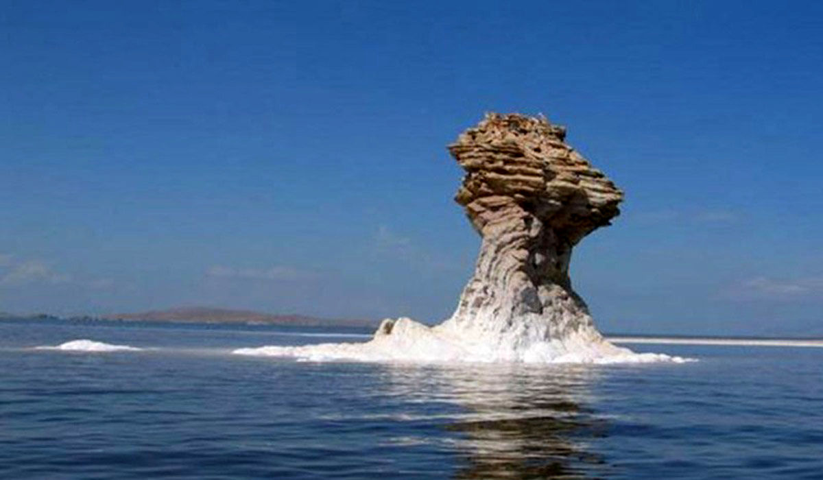 آخرین وضعیت دریاچه ارومیه همرمان با آغاز فصل گرما