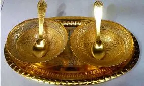 برق انداختن ظروف برنجی با رب گوجه فرنگی!