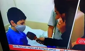 گفتگوی زنده المیادین با مسافر نوجوان پرواز ۱۱۵۲