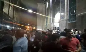 حاشیه‌های آخرشبی جنجالی‌ترین شعبه اخذ رای/ جمع محدودی شعار می‌دهند/ خروج قاضی سراج از حسینیه ارشاد