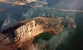 بندر بیروت یک روز پس از حادثه / عکس
