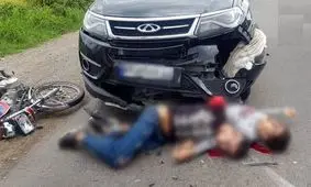 مرگ 2 جوان موتورسوار گیلانی در تصادف با خودرو سواری