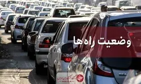 ترافیک سنگین در جنوب به شمال محور چالوس