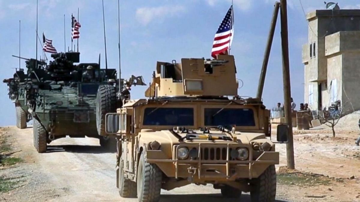 یک کاروان بزرگ نظامی آمریکا از عراق وارد سوریه شد