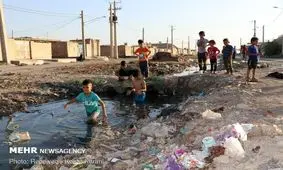 کودک اهوازی بر اثر فاضلاب روباز کوی سیاحی جان باخت